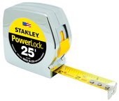 STANLEY® PowerLock® Classic Tape Measure 1" x 25' - First Tool & Supply