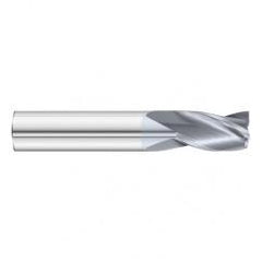 19/64 Dia. x 2-1/2 Overall Length 3-Flute Square End Solid Carbide SE End Mill-Round Shank-Center Cut-TiCN - First Tool & Supply