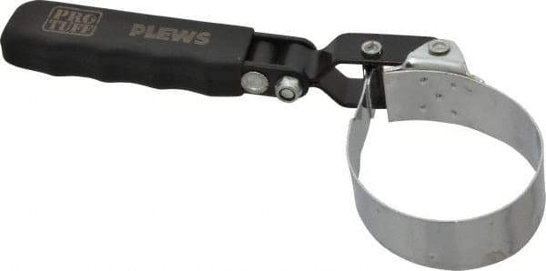 Plews - 2-1/4 to 2-9/16" Diam, Swivel Handle CompactOil Filter Wrench - Steel, For Use with Filters from 2-1/4 to 2-9/16" - First Tool & Supply