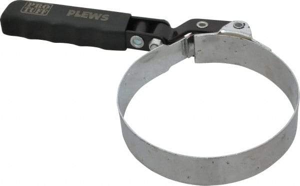 Plews - 4-1/8 to 4-1/2" Diam, Swivel Handle Large Oil Filter Wrench - Steel, For Use with Filters from 4-1/8 to 4-1/2" - First Tool & Supply