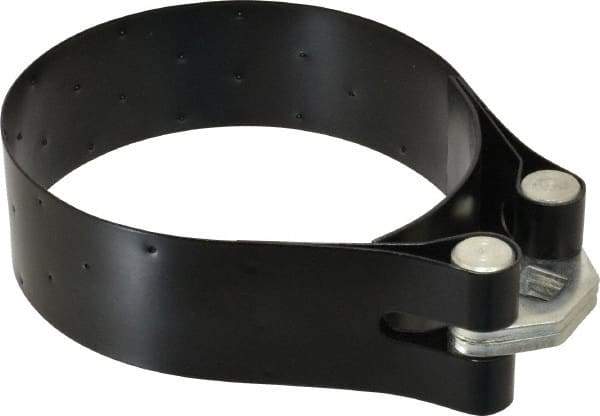 Plews - 5-5/32 to 5-21/32" Diam, Heavy Duty Truck Oil Filter Wrench - Steel, For Use with Filters from 5-5/32" to 5-21/32" - First Tool & Supply