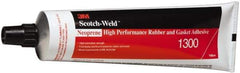 3M - 5 oz Tube Yellow Butyl Rubber Gasket Sealant - 300°F Max Operating Temp, 4 min Tack Free Dry Time, Series 1300 - First Tool & Supply