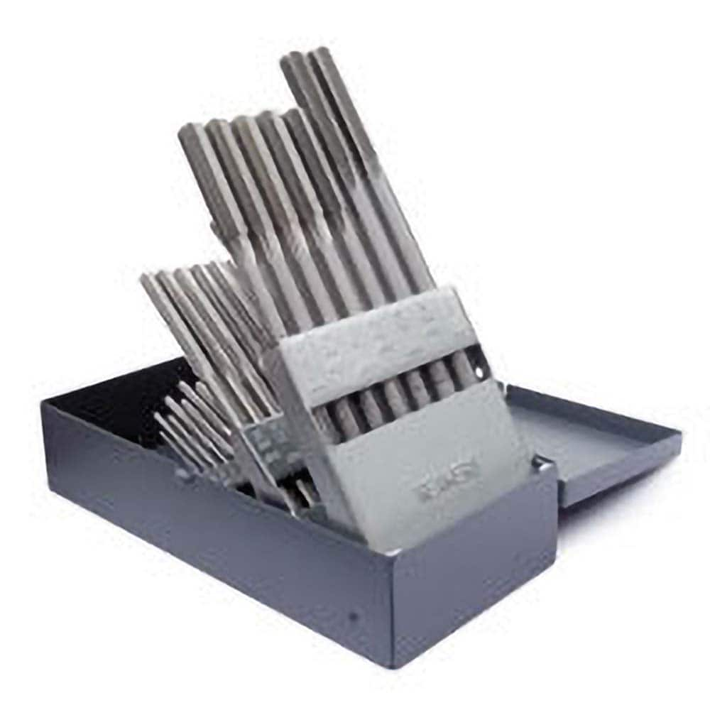 Titan USA - Chucking Reamer Sets; Minimum Reamer Diameter (Decimal Inch): 0.0625 ; Minimum Reamer Diameter (Inch): 1/16 ; Maximum Reamer Diameter (Inch): 1/2 ; Maximum Reamer Diameter (Decimal Inch): 0.5000 ; Reamer Material: High Speed Steel ; Includes - Exact Industrial Supply