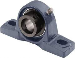 Tritan - 1-1/4" ID, 6.5748" OAL x 3.6614" OAH Pillow Block - 3,440 Lb Static Cap, 5,780 Lb Dyn Cap, 5" Btw Mnt Hole Ctrs, 1-7/8" Base-to-Ctr Ht, Cast Iron/Steel - First Tool & Supply