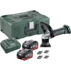 Metabo - 45° Bevel Angle, 5/32" Bevel Capacity, 7,000 RPM, Cordless Beveler - 5.5 Amps, 1/8" Min Workpiece Thickness - First Tool & Supply