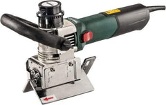 Metabo - 0 to 90° Bevel Angle, 3/8" Bevel Capacity, 12,500 RPM, 810 Power Rating, Electric Beveler - 13 Amps, 1/4" Min Workpiece Thickness - First Tool & Supply