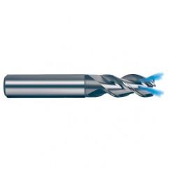 20mm Dia. - 104mm OAL - 45° Helix Bright Carbide End Mill - 3 FL - First Tool & Supply