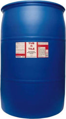 Detco - 55 Gal Drum Liquid Bathroom Cleaner - Unscented Scent, Nonacidic, Bath Fixtures - First Tool & Supply