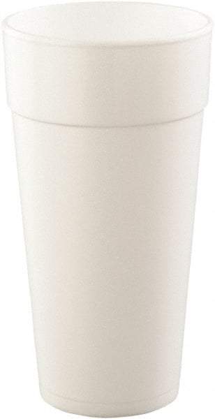 DART - Drink Foam Cups, Hot/Cold, 24 oz, 25/Bag, 20 Bags/Carton - White - First Tool & Supply