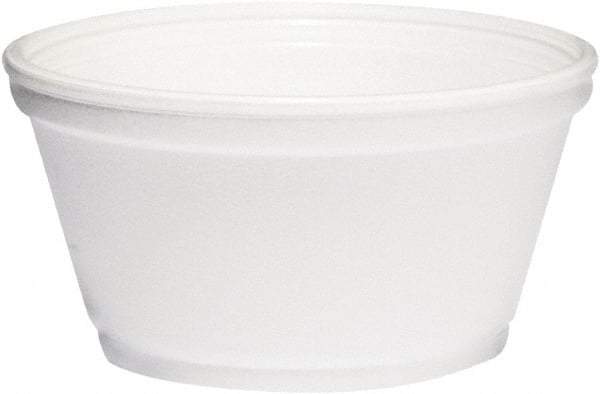 DART - Foam Container, 8 oz, 1000/Carton - White - First Tool & Supply