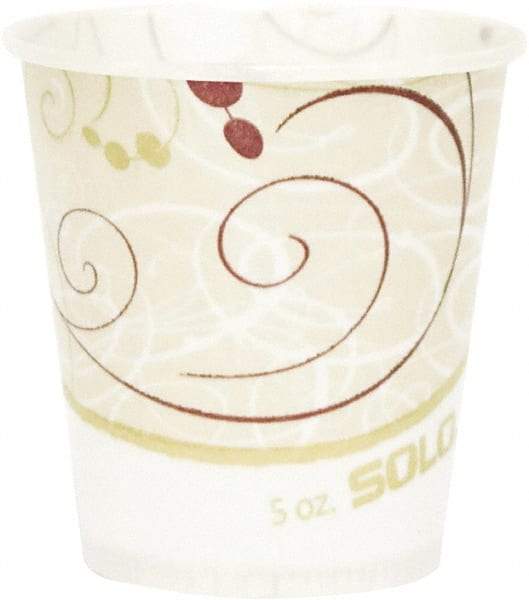 Solo - Paper Water Cups, Waxed, 5 oz, 100/Bag, 30 Bags/Carton - Multicolor - First Tool & Supply