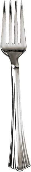 WNA - Heavyweight Plastic Forks, Reflections Design, Silver, 600/Carton - Silver - First Tool & Supply