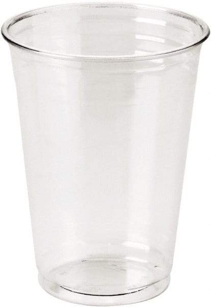 Dixie - Clear Plastic PETE Cups, Cold, 10 oz, WiseSize, 25/Pack, 20 Packs/Carton - Clear - First Tool & Supply