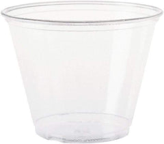 Solo - Ultra Clear Cups, Squat, 9 oz, PET, 50/Bag, 1000/Carton - Clear - First Tool & Supply