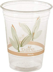 Solo - Bare Eco-Forward RPET Cold Cups, 16-18 oz, Clear, 50/Pack, 1000/Carton - Clear - First Tool & Supply