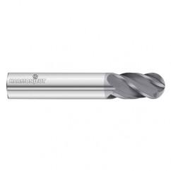 3/4 Dia. x 4 Overall Length 4-Flute Square End Solid Carbide SE End Mill-Round Shank-Center Cut-FC18 - First Tool & Supply