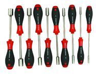 10 Piece - 3/16 - 5/8 - SoftFinish® Cushion Grip Inch Nut Driver Set - First Tool & Supply