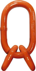 CM - 100 Grade Powder Coated Steel Oblong Link Assembly - 1-1/4" Diameter, 39,000 Lb Load Limit - First Tool & Supply