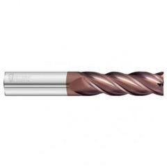 3/16 Dia. x 2-1/2 Overall Length 4-Flute .030 C/R Solid Carbide SE End Mill-Round Shank-Center Cut-FC20 - First Tool & Supply