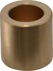 Made in USA - 1/2" Inside x 3/4" Outside Diam, Cast Bronze Sleeve Bearing - 3/4" OAL - First Tool & Supply