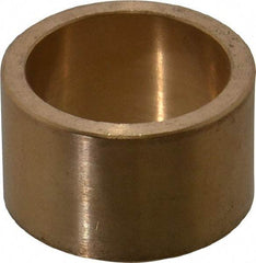 Made in USA - 1" Inside x 1-1/4" Outside Diam, Cast Bronze Sleeve Bearing - 3/4" OAL - First Tool & Supply