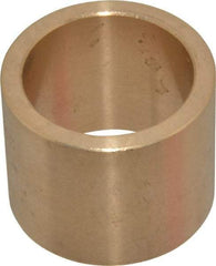 Made in USA - 1" Inside x 1-1/4" Outside Diam, Cast Bronze Sleeve Bearing - 1" OAL - First Tool & Supply