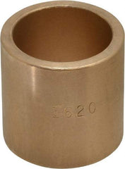 Made in USA - 1" Inside x 1-1/4" Outside Diam, Cast Bronze Sleeve Bearing - 1-1/4" OAL - First Tool & Supply