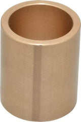 Made in USA - 1" Inside x 1-1/4" Outside Diam, Cast Bronze Sleeve Bearing - 1-1/2" OAL - First Tool & Supply