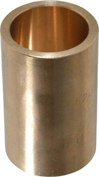 Made in USA - 1" Inside x 1-1/4" Outside Diam, Cast Bronze Sleeve Bearing - 2" OAL - First Tool & Supply