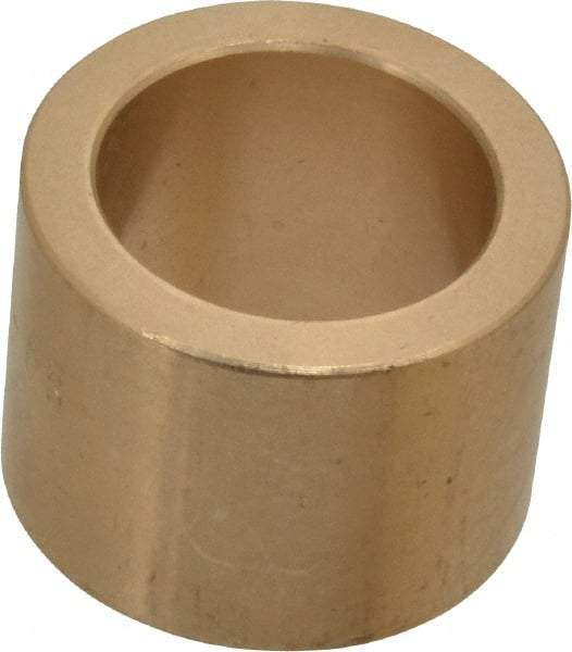 Made in USA - 1" Inside x 1-3/8" Outside Diam, Cast Bronze Sleeve Bearing - 1" OAL - First Tool & Supply