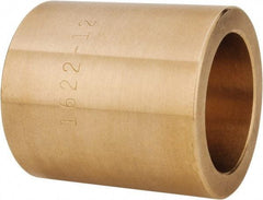 Made in USA - 1" Inside x 1-3/8" Outside Diam, Cast Bronze Sleeve Bearing - 1-1/2" OAL - First Tool & Supply