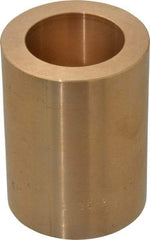 Made in USA - 1-1/2" Inside x 2-1/4" Outside Diam, Cast Bronze Sleeve Bearing - 3" OAL - First Tool & Supply