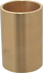 Made in USA - 1-3/4" Inside x 2" Outside Diam, Cast Bronze Sleeve Bearing - 3" OAL - First Tool & Supply