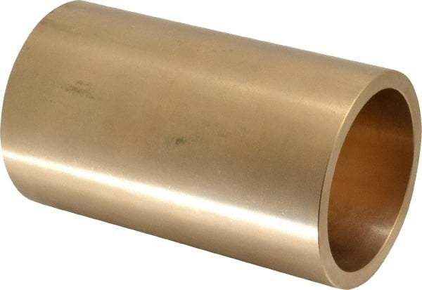 Made in USA - 2-1/2" Inside x 3" Outside Diam, Cast Bronze Sleeve Bearing - 5" OAL - First Tool & Supply