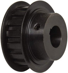 Power Drive - 16 Tooth, 5/8" Inside x 1.88" Outside Diam, Timing Belt Pulley - 1/2" Belt Width, 1.91" Pitch Diam, Steel & Cast Iron - First Tool & Supply