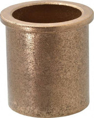 Boston Gear - 1-1/4" Inside x 1-1/2" Outside Diam, Oil Impregnated Bronze SAE-841 Flanged Sleeve Bearing - 1-3/4" Flange Outside Diam, 1/8" Flange Thickness, 1-3/4" OAL - First Tool & Supply