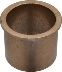 Boston Gear - 2" Inside x 2-1/4" Outside Diam, Oil Impregnated Bronze SAE-841 Flanged Sleeve Bearing - 2-1/2" Flange Outside Diam, 1/8" Flange Thickness, 2" OAL - First Tool & Supply