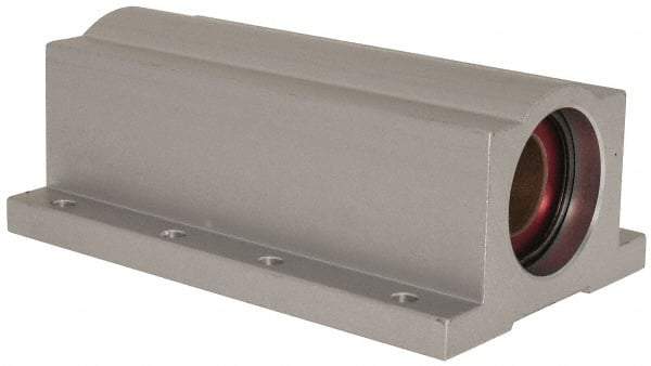 Pacific Bearing - 3/4" ID, 4-1/2" OAL x 1-3/4" OAH Closed Twin Pillow Block - 4-1/2 Inch Overall Length x 1-3/4 Inch Overall Height x 2-3/4 Inch Width, - First Tool & Supply