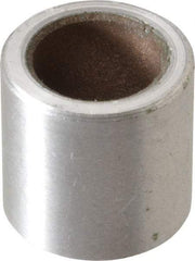 Pacific Bearing - 1/2" Inside x 3/4" Outside Diam, Aluminum Anti-Friction Sleeve Bearing - 1" OAL - First Tool & Supply