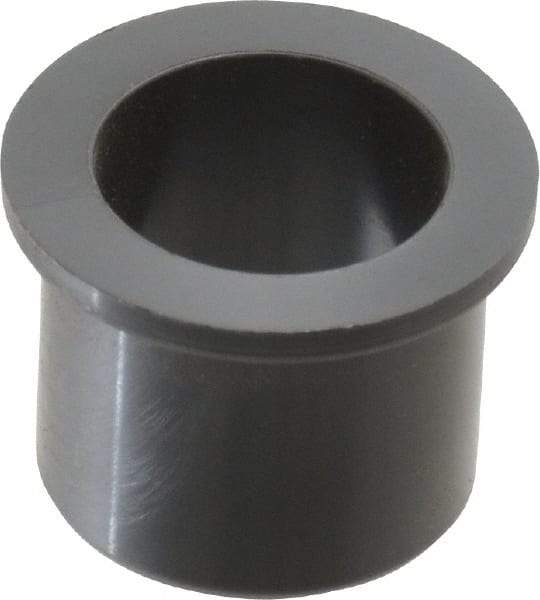 Poly Hi Solidur - 7/16" Inside x 9/16" Outside Diam, Nylon Sleeve Bearing - 11/16" Outside Diam, 1/16" Flange Thickness, 1/2" OAL - First Tool & Supply