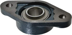 Value Collection - 130mm OAL2-Bolt Flange Bearing - 3100 Lb Dyn Cap, Cast Iron - First Tool & Supply