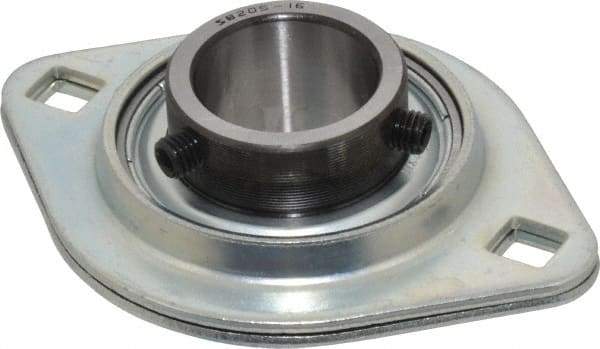 Value Collection - 3-3/4" OAL2-Bolt Flange - 1700 Lb Dyn Cap, Steel - First Tool & Supply