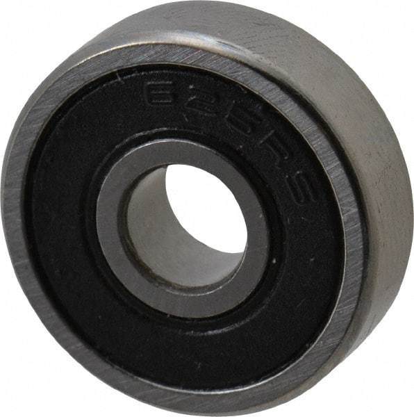 Tritan - 5mm Bore Diam, 16mm OD, Double Seal Deep Groove Radial Ball Bearing - 5mm Wide, 1 Row, Round Bore, 150 Lb Static Capacity, 390 Lb Dynamic Capacity - First Tool & Supply