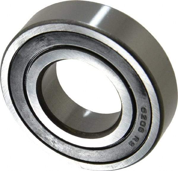 Tritan - 30mm Bore Diam, 62mm OD, Double Seal Deep Groove Radial Ball Bearing - 16mm Wide, 1 Row, Round Bore, 2,540 Lb Static Capacity, 4,390 Lb Dynamic Capacity - First Tool & Supply