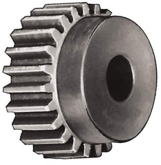 Browning - 6 Pitch, 4" Pitch Diam, 24 Tooth Spur Gear - 1-1/8" Bore Diam, 3" Hub Diam, Steel - First Tool & Supply