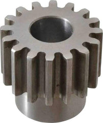 Browning - 10 Pitch, 1.6" Pitch Diam, 16 Tooth Spur Gear - 3/4" Bore Diam, 1-5/16" Hub Diam, Steel - First Tool & Supply