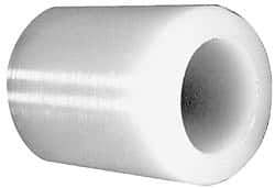 Made in USA - 1" Inside x 1-1/2" Outside Diam, Polyethylene Sleeve Bearing - 1-3/4" Flange Outside Diam, 3/16" Flange Thickness, 1-1/2" OAL - First Tool & Supply