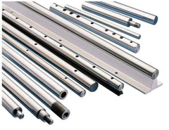 Thomson Industries - 3/8" Diam, 4' Long, Stainless Steel Standard Round Linear Shafting - 50-55C Hardness, .3745/.3740 Tolerance - First Tool & Supply