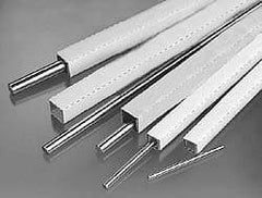 Thomson Industries - 1-1/2" Diam, 2' Long, Steel Annealed End Round Linear Shafting - 60C Hardness - First Tool & Supply