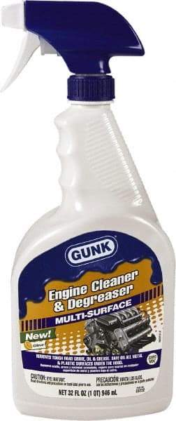 Gunk - Proprietary Formula Engine Cleaner/Degreaser - 32 oz Spray Bottle - First Tool & Supply